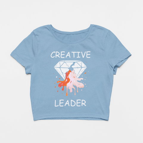 Image of Design By Javii Creative Leader Women’s Crop Tee
