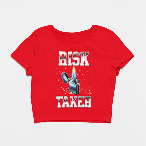 Image of Design By Javii Risk Taker Women’s Crop Tee