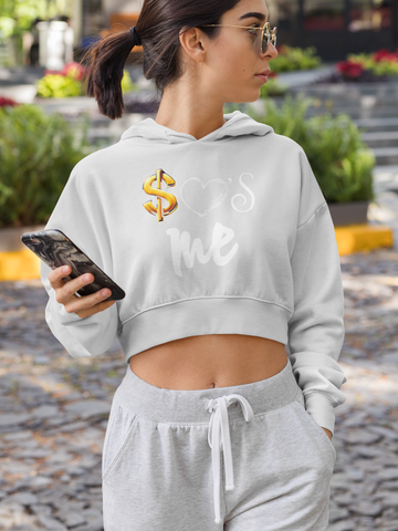 Image of Design By Javii Money Loves Me Crop Hoodie