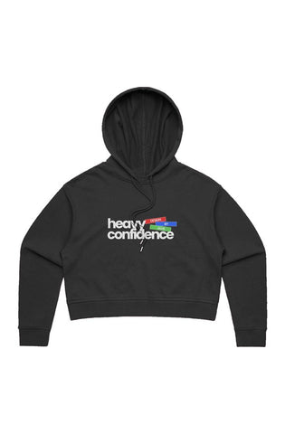 Image of Heavy confidence women’s crop hoodie