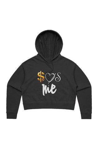 Image of Women’s money loves me crop hoodie