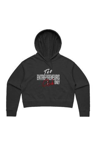 Image of Women’s entrepreneurs only club crop hoodie