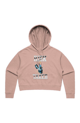 Image of Design By Javii Risk Taker Crop Hoodie