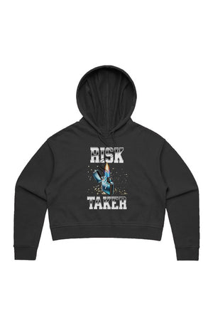 Women’s risk taker crop hoodie