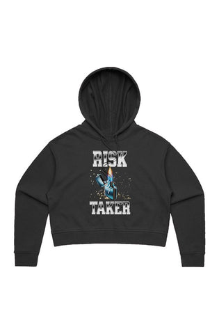 Image of Women’s risk taker crop hoodie
