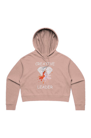 Image of Design By Javii Creative Leader Crop Hoodie