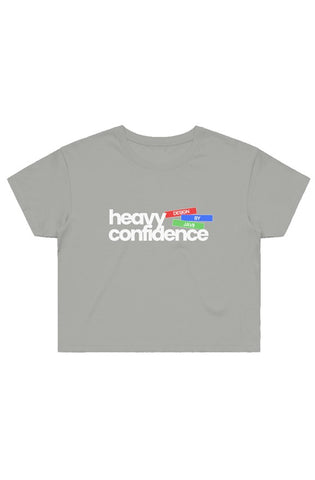 Image of Women's heavy confidence Crop Tee