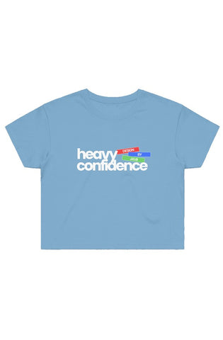 Image of Women's heavy confidence Crop Tee