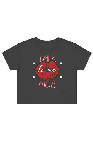 Image of Women&amp;#39;s talk to me nice Crop Tee
