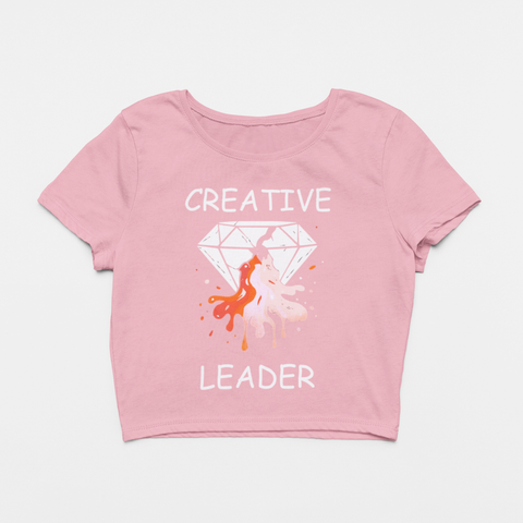 Image of Design By Javii Creative Leader Women’s Crop Tee