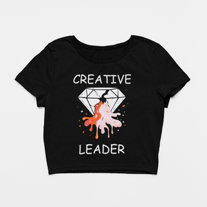 Design By Javii Creative Leader Women’s Crop Tee