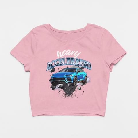 Image of Design By Javii Heavy Accelerated Women’s Crop Tee