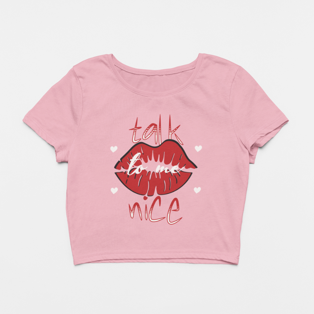 Design By Javii Heavy Confidence Women’s Crop Tee