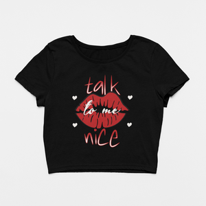 Design By Javii Heavy Confidence Women’s Crop Tee
