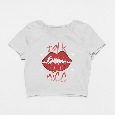 Image of Design By Javii Heavy Confidence Women’s Crop Tee