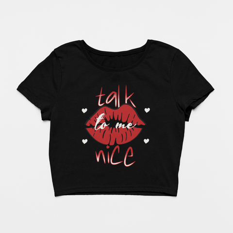 Image of Design By Javii Heavy Confidence Women’s Crop Tee