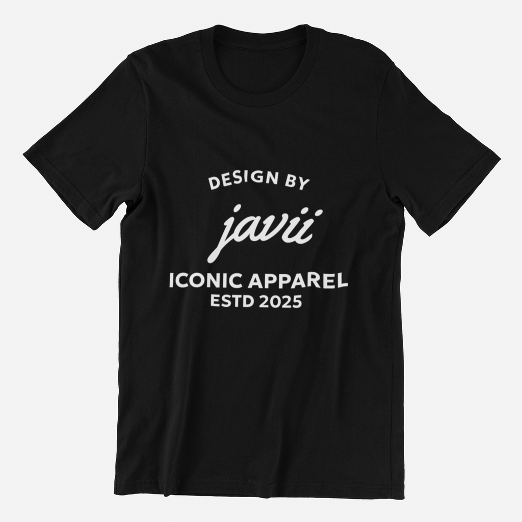 Design By Javii Iconic Apparel Logo Men's T-Shirt