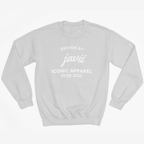 Image of Design By Javii Iconic Apparel Logo Sweatshirt