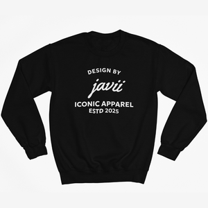 Design By Javii Iconic Apparel Logo Sweatshirt
