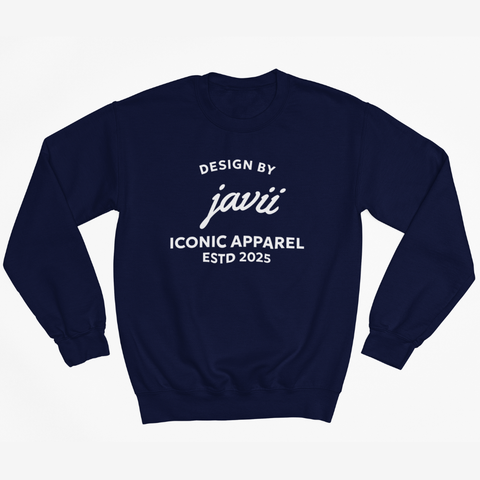 Image of Design By Javii Iconic Apparel Logo Sweatshirt