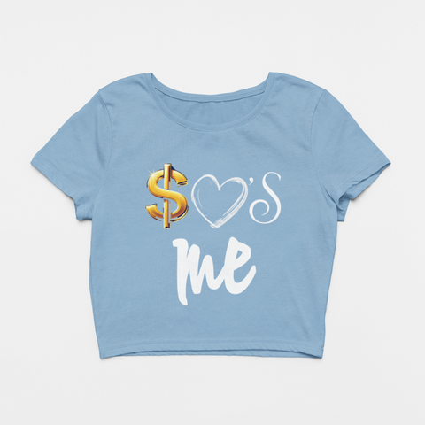 Image of Design By Javii Money Loves Me Women’s Crop Tee