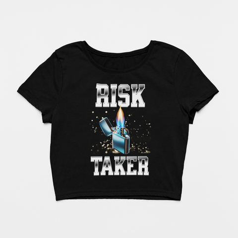 Image of Design By Javii Risk Taker Women’s Crop Tee