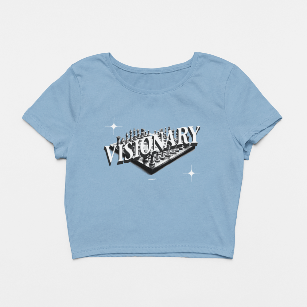 Design By Javii Visionary Women’s Crop Tee