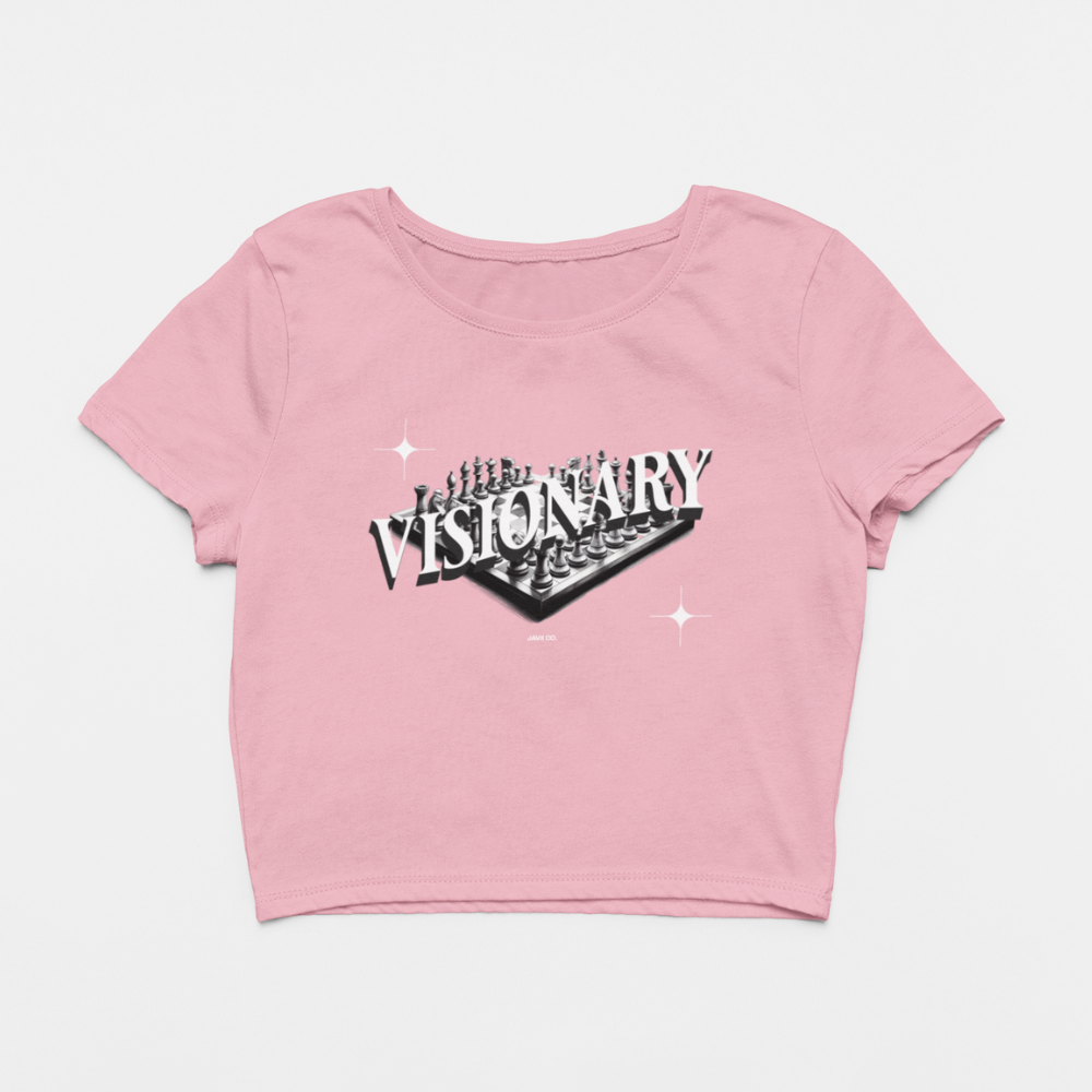 Design By Javii Visionary Women’s Crop Tee